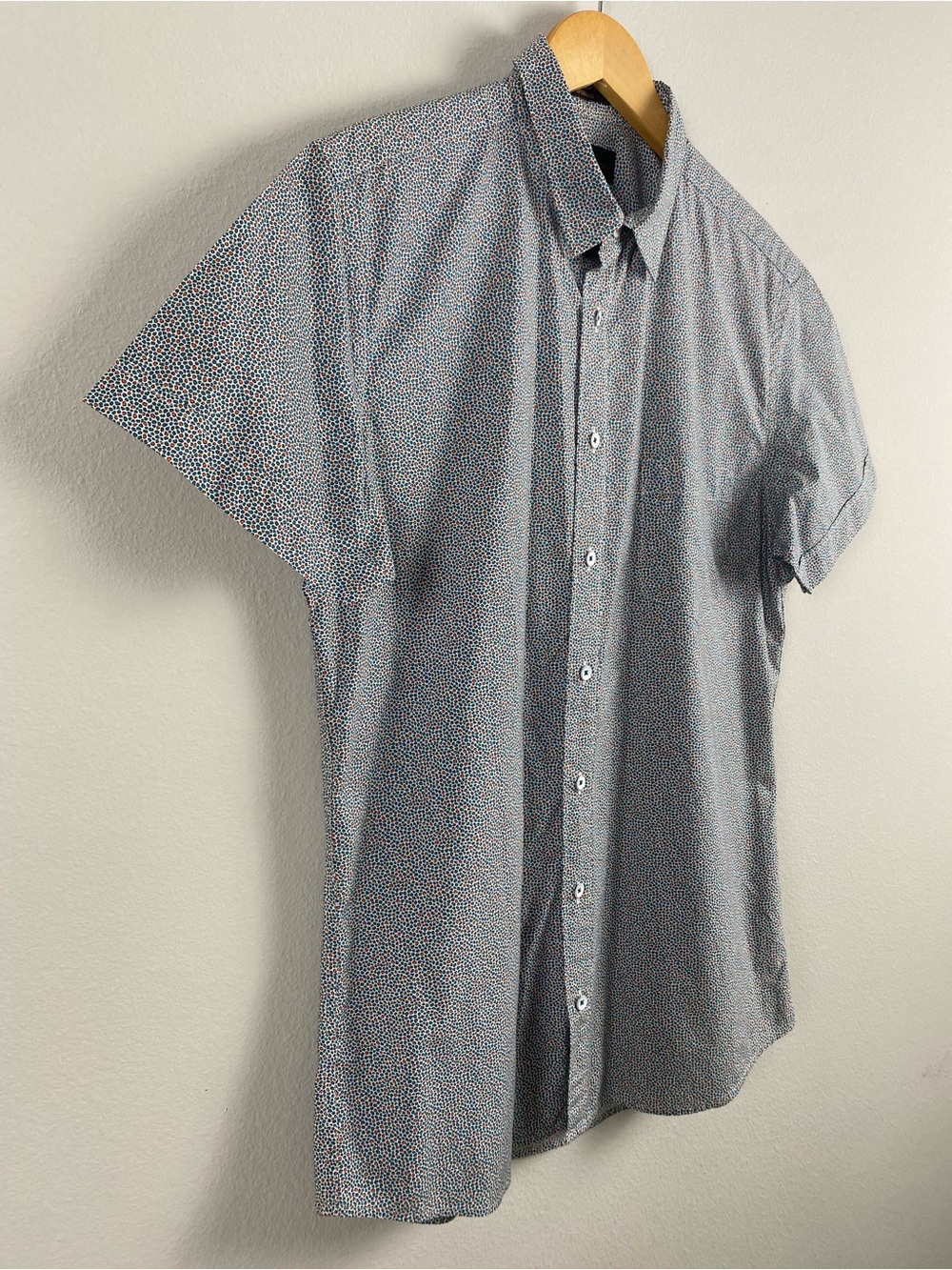 Rodd & Gunn Sports Fit Micro Pattern Short Sleeve Button Front Shirt - Picture 7 of 15